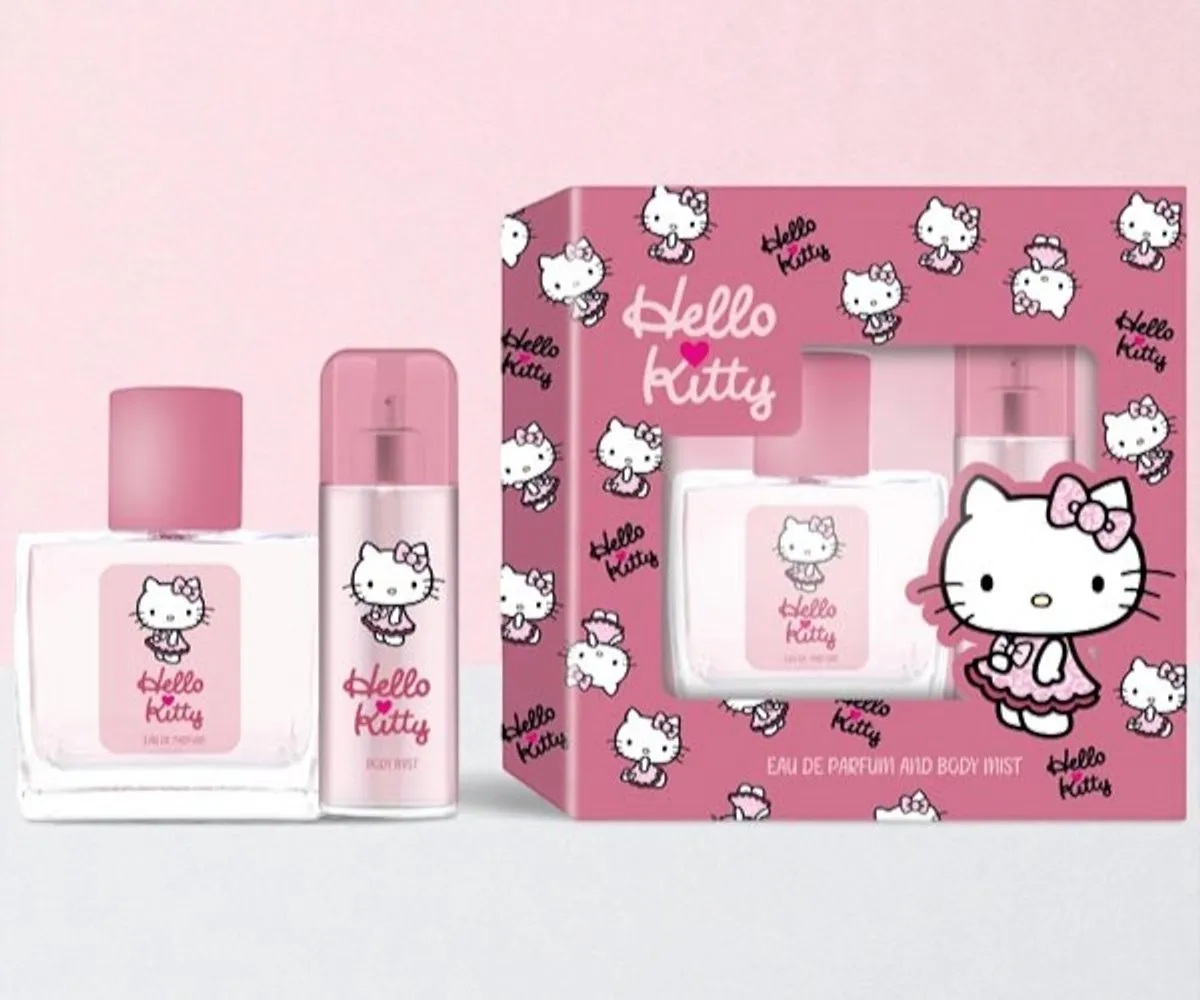 Hello Kitty Sweet Leopard Pink Geurset