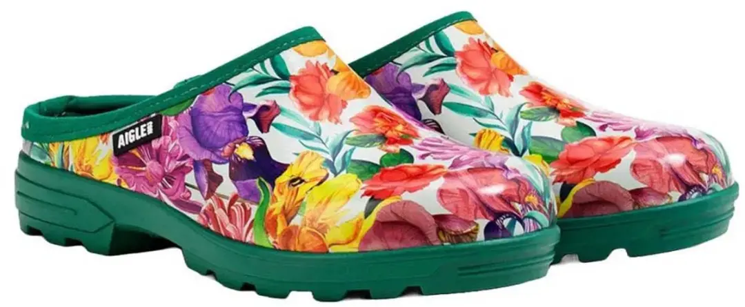 Aigle Lessfor Open Pt Klompen Gardeny Print 41