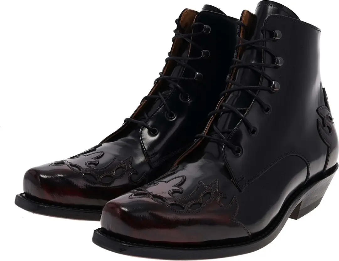 FB Fashion Boots CLARA dames western enkellaars rood zwart