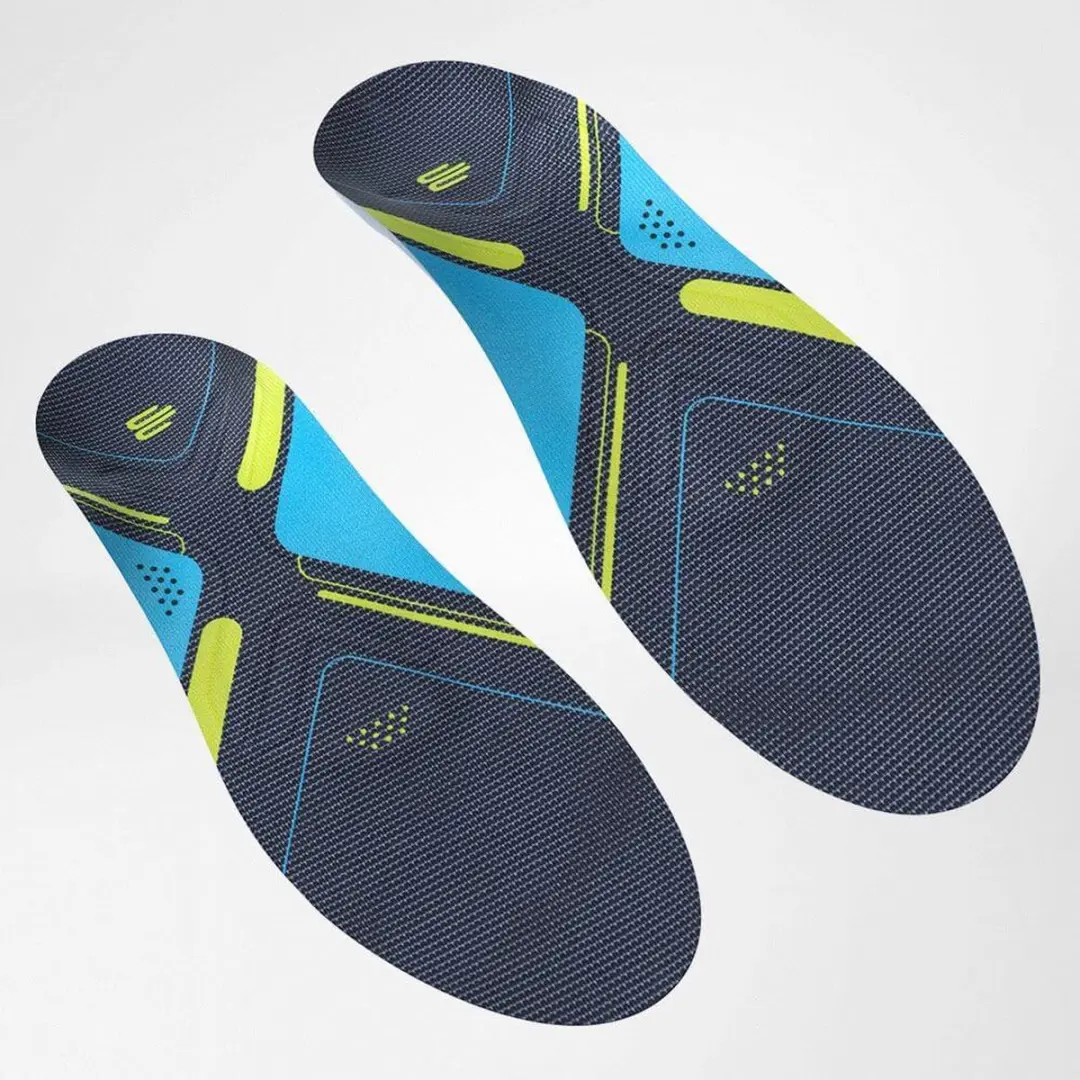 Bauerfeind Run Performance Sportzolen 42 - Blauw-grijs-groen