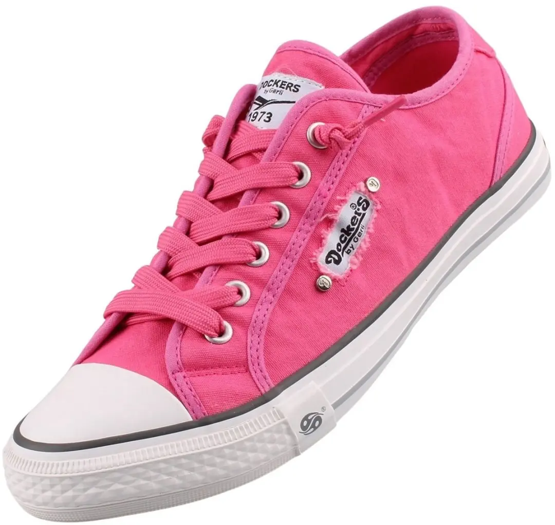 Dockers by Gerli dames canvas sneaker Roze