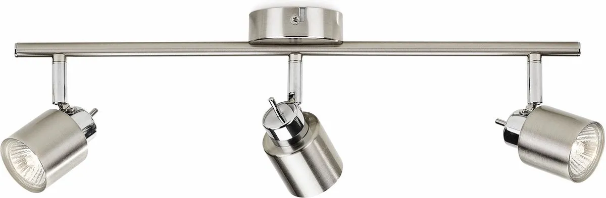 Philips Meranti Opbouwspot 3x GU10 - Mat Chroom