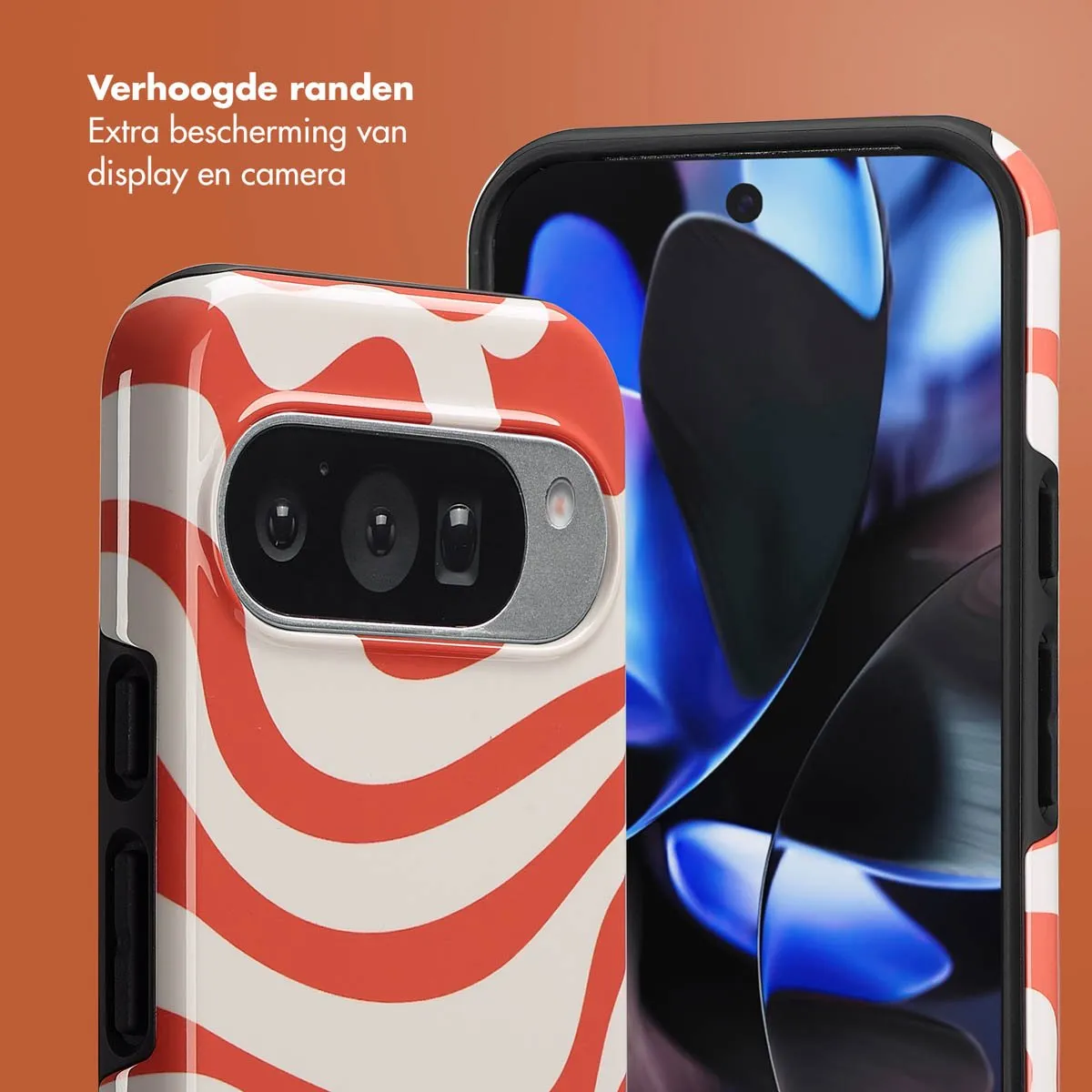Selencia Hoesje Google Pixel 10/10 Pro Dream Swirl Orange