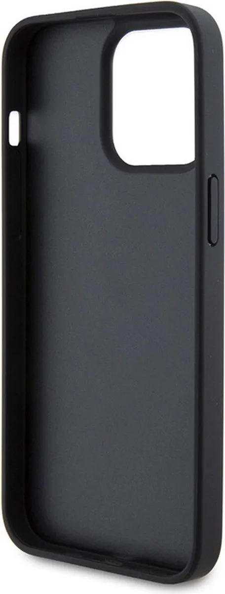 Ferrari Twist Metal Logo Back Case Rood - iPhone 15 Pro