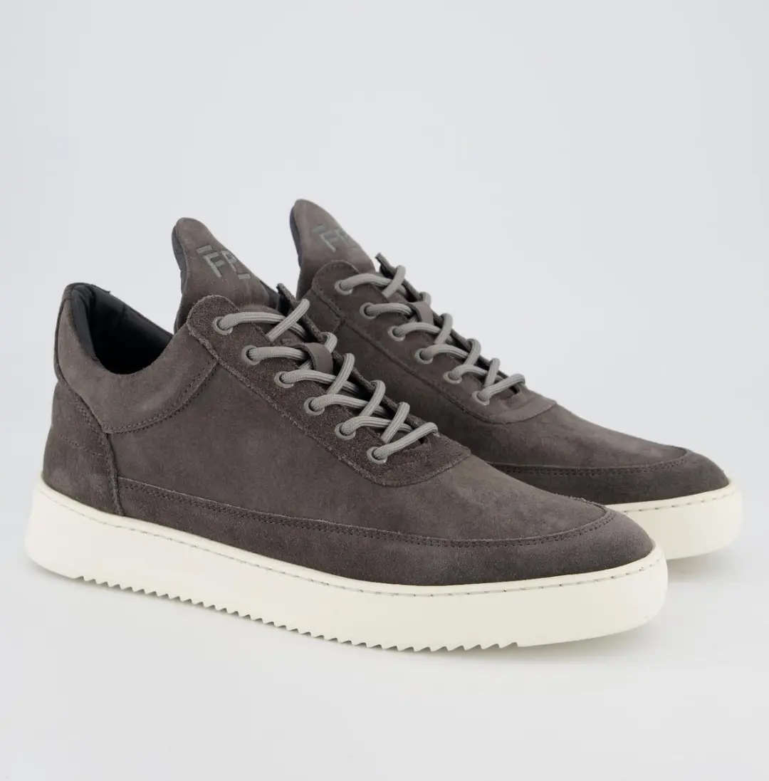 Filling Pieces Low Top Suede Schoen - Maat 40 - Zwart - afbeelding 4 van 6