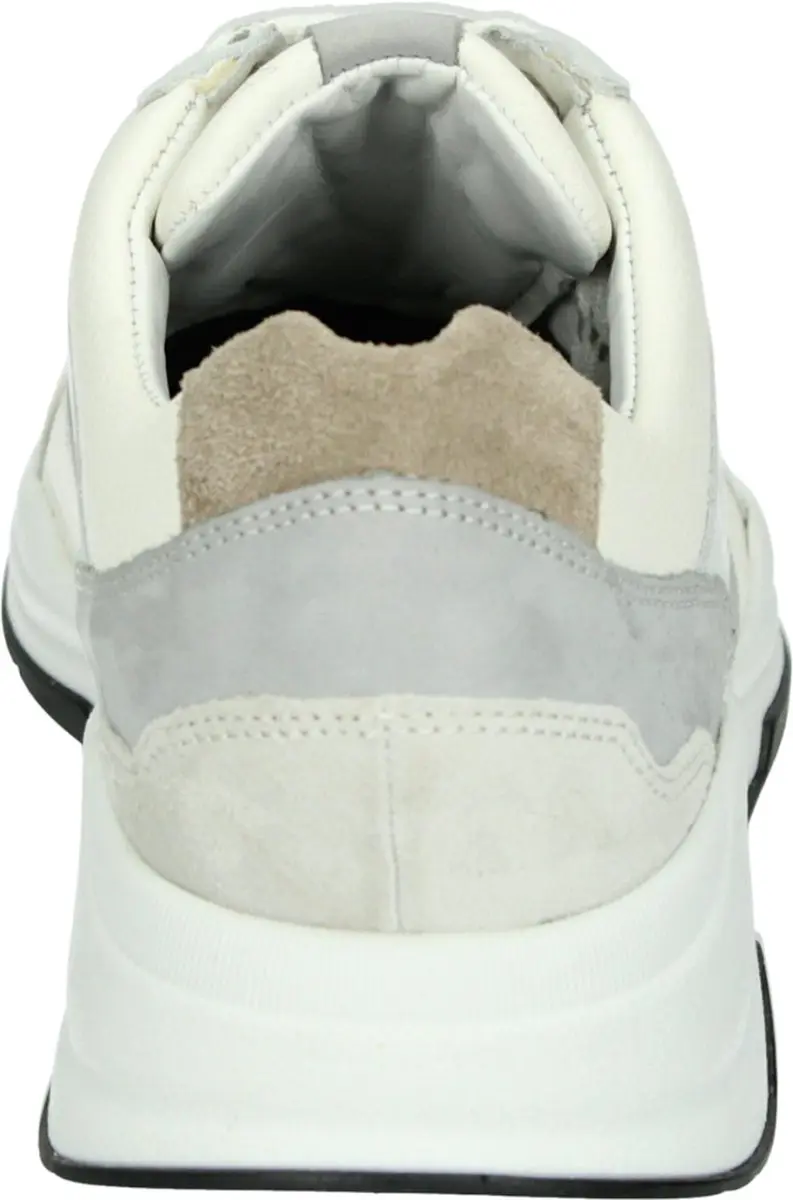 Durea 6273 H Lage Sneakers - Wit/Beige - Maat 37