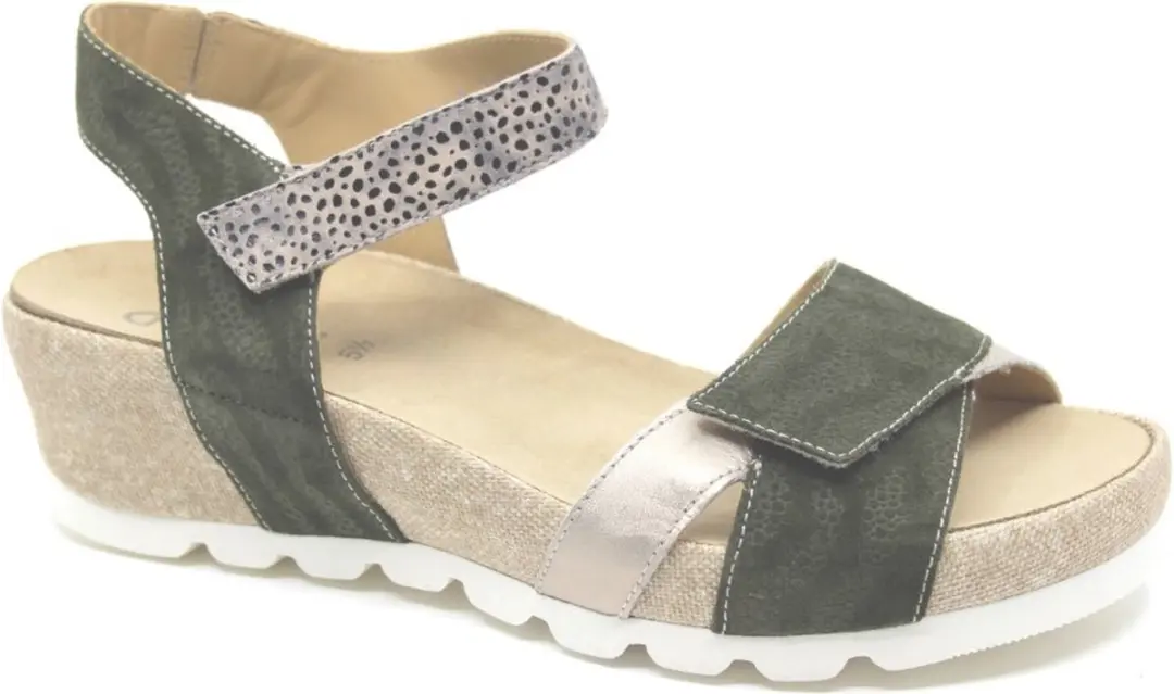 Durea 7403 Groen Combi Dames Sandalen