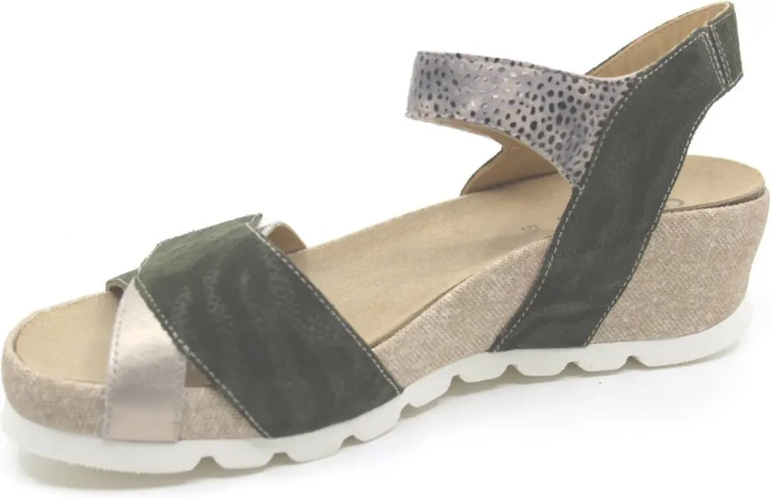 Durea 7403 Groen Combi Dames Sandalen - Maat 41