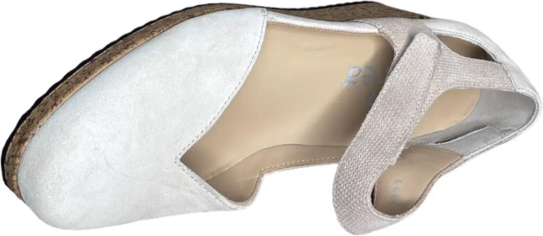 Durea Bandschoen 5752 585 0986 - Licht Taupe - Wijdte H