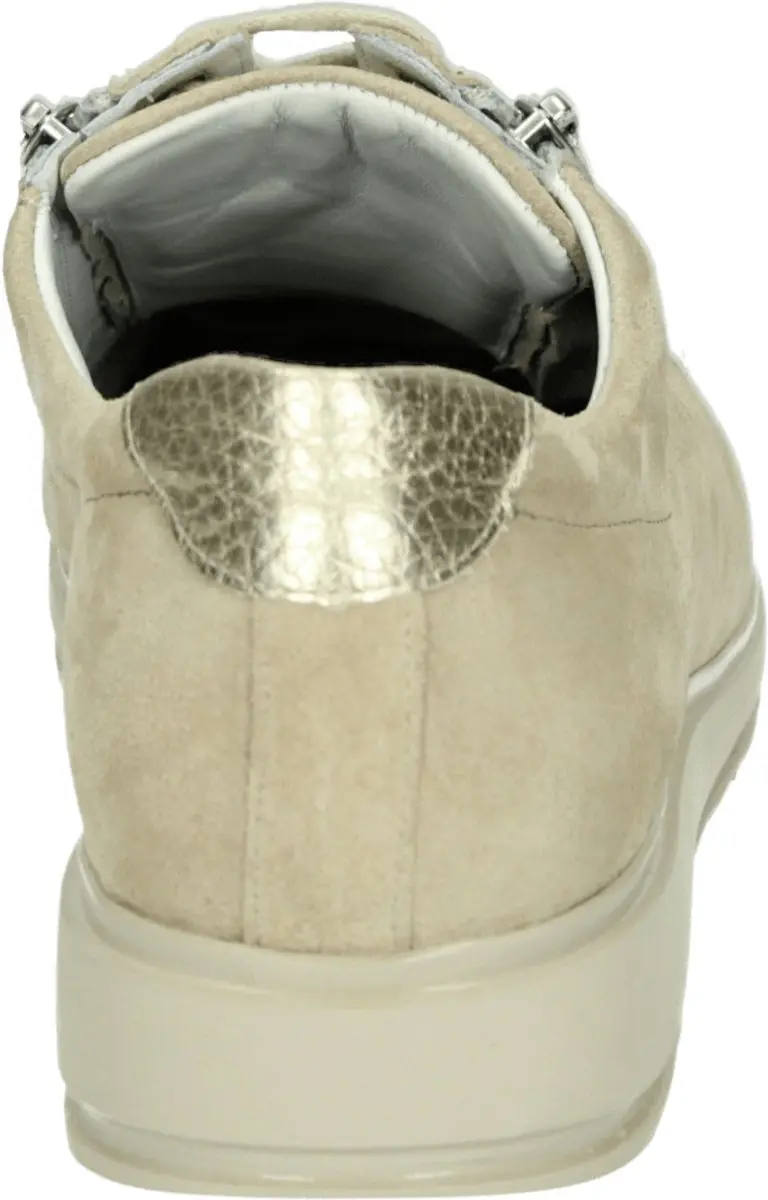 Durea 6286 K Dames Veterschoenen - Taupe - Maat 39