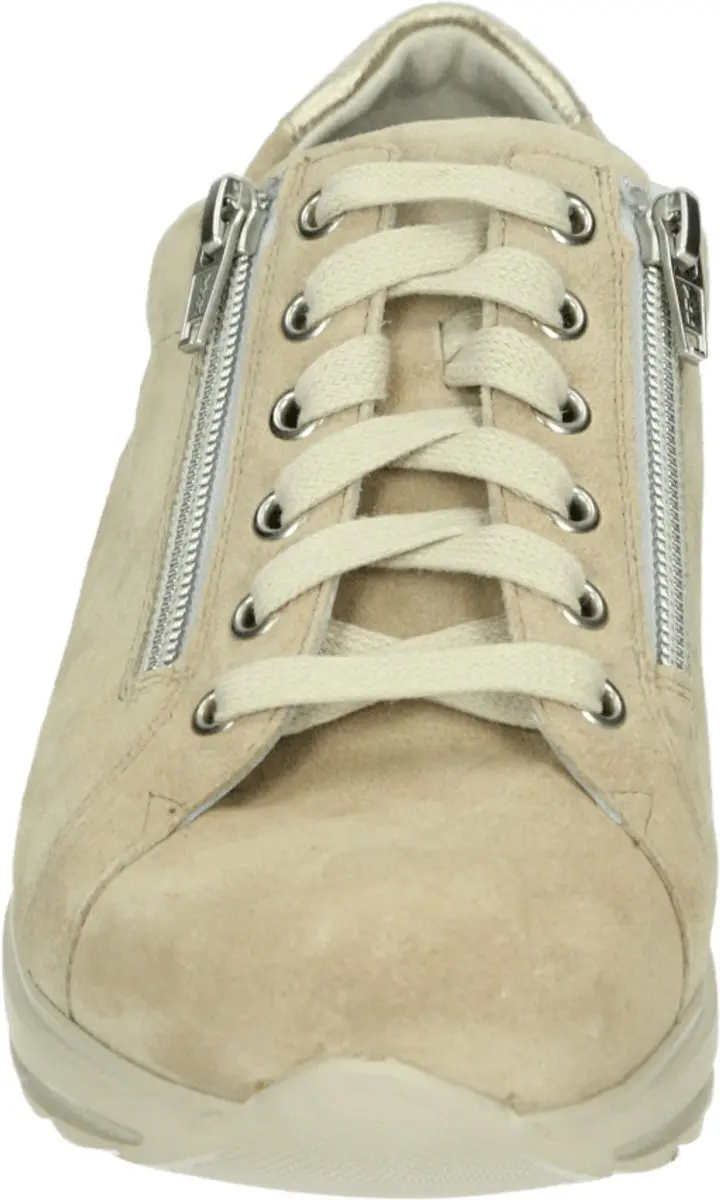 Durea 6286 K Dames Veterschoenen - Taupe - Maat 39