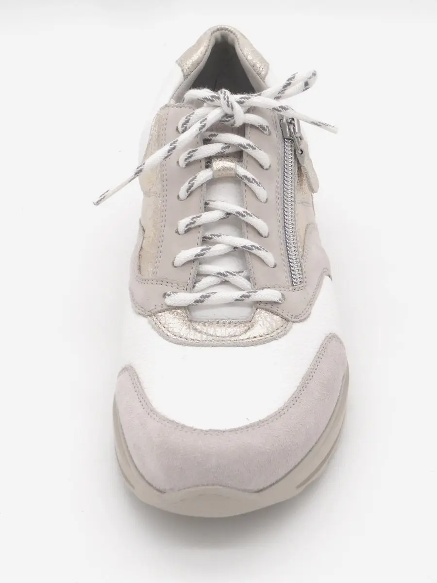 Durea 6279 H Lage Sneakers - Wit/Beige - 40.5