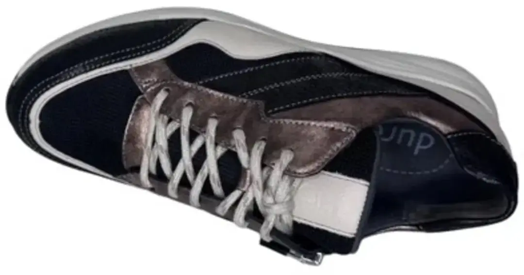 Durea 6308 Sneaker - Zwart/Beige