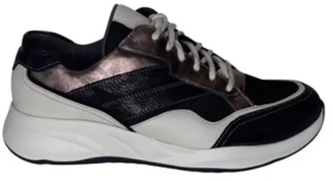 Durea 6308 Sneaker - Zwart/Beige