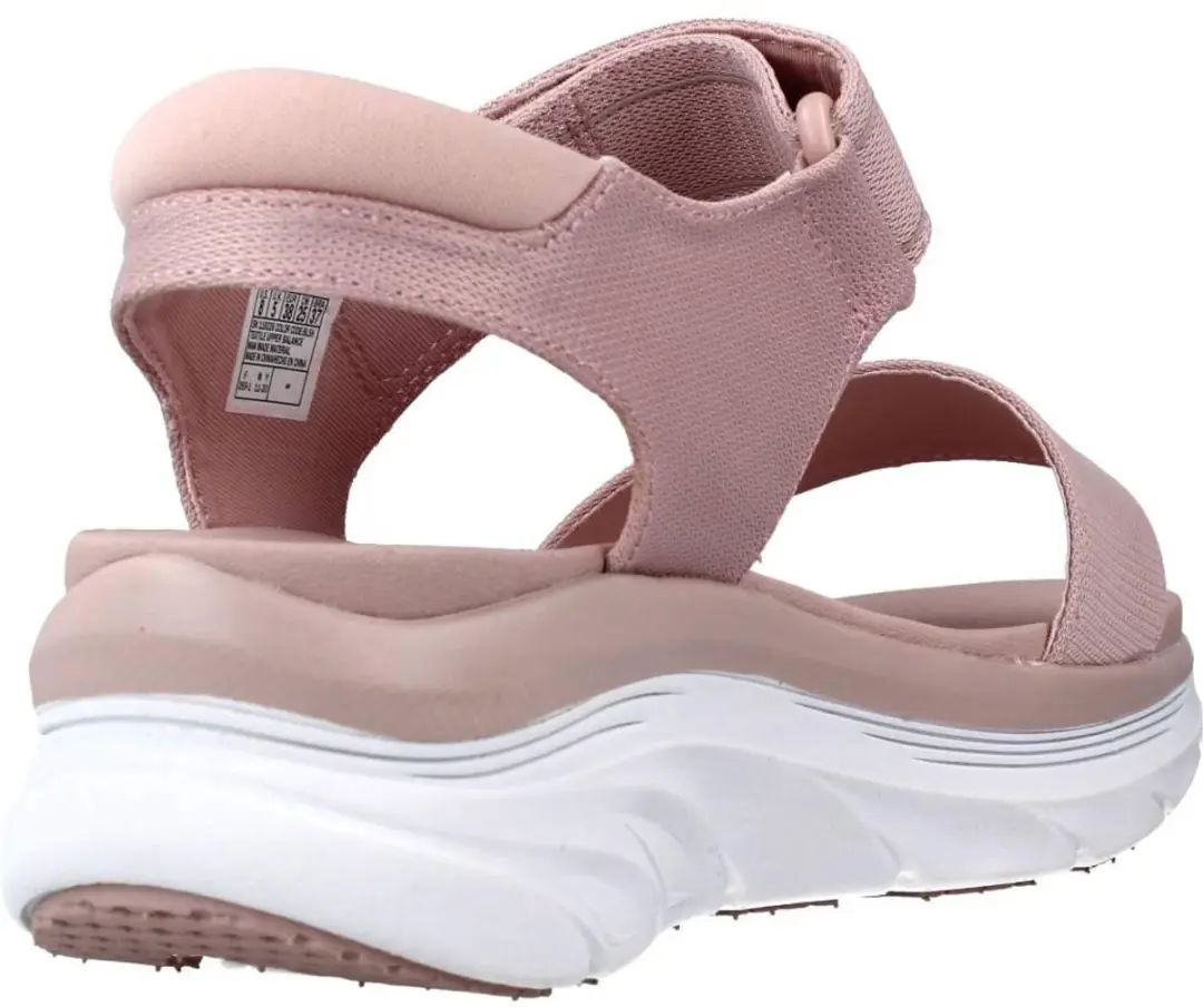 Skechers D'Lux Walker New Block Sandalen - Roze - afbeelding 4 van 6