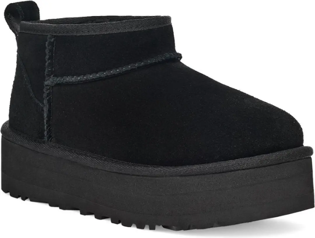 UGG Kids Classic Ultra Mini Laarzen - Zwart - Maat 35