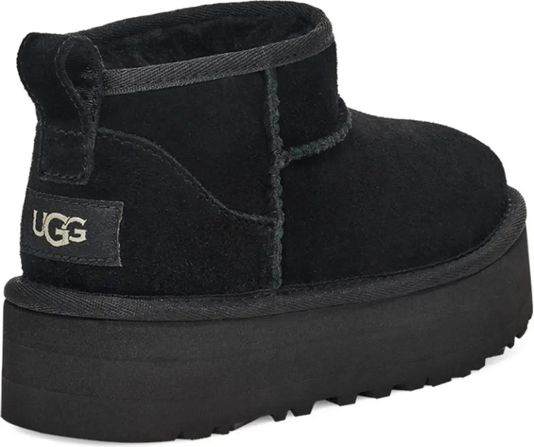UGG Kids Classic Ultra Mini Laarzen - Zwart - Maat 35