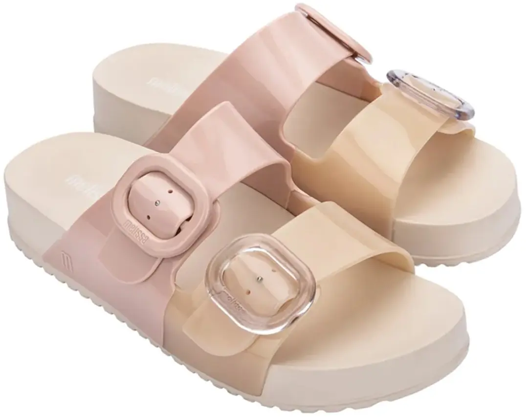 Melissa Cozy Slide Sandalen Beige,Roze EU 40 Vrouw