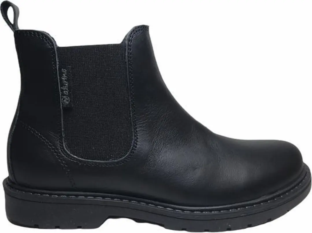 Naturino elastiek effen lederen chelsea laarsje Piccadilly zwart mt 30