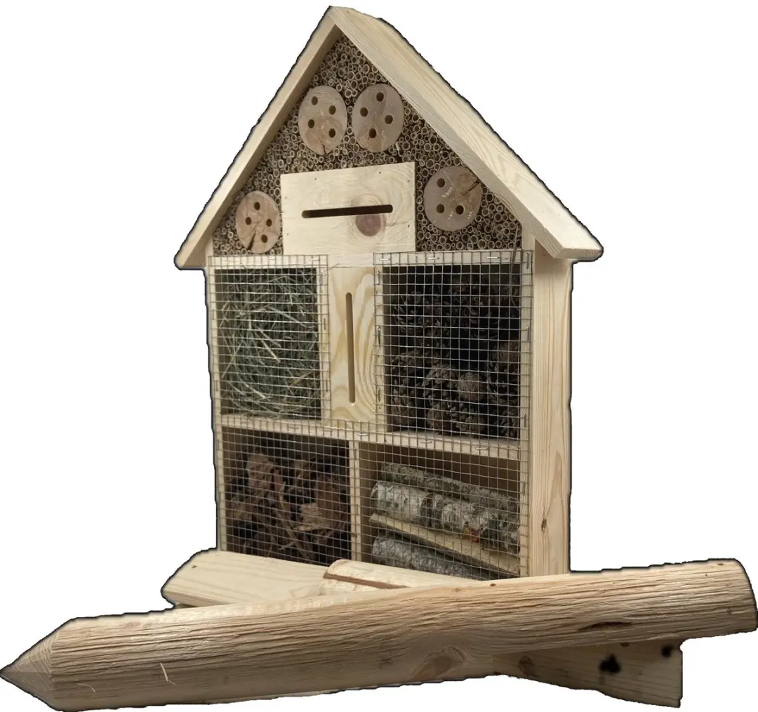 GARDEN SPIRIT Vrijstaand insectenhotel op paaltjes