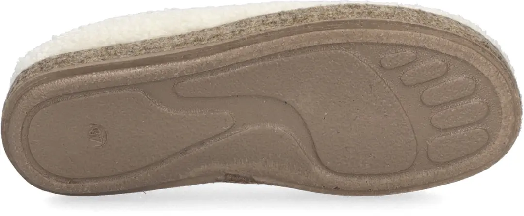 Josef Seibel LARA 02 Dames Pantoffels 41 - Wit/Beige