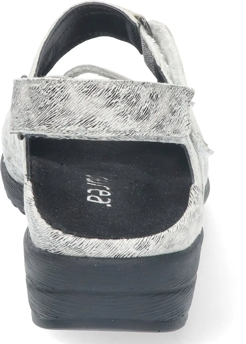 Durea 7419 Witte Geprinte Leren Sandalen - 40.5