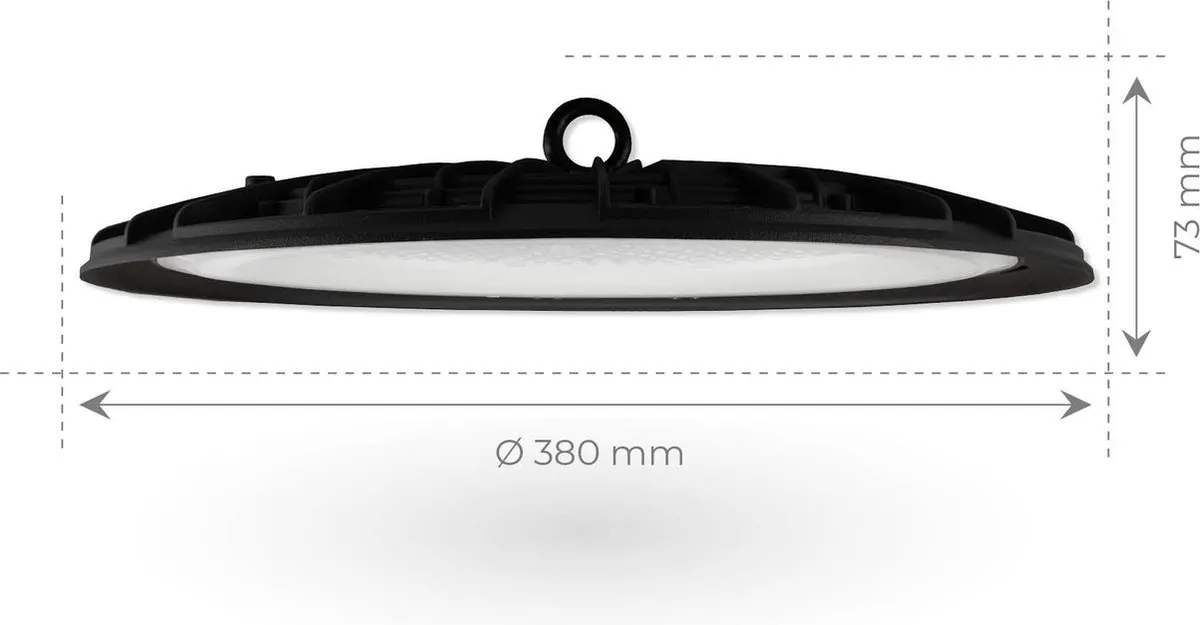 Ledvion LED High Bay Sensor 200W 110lm/W - 22.000L IP65 - afbeelding 6 van 6