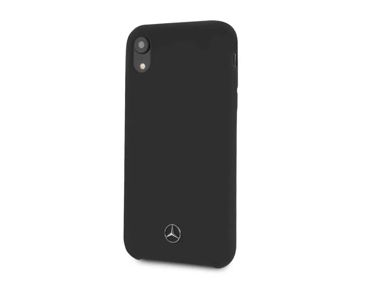 Zwart hoesje van Mercedes-Benz - Backcover - Soft Touch - iPhone XR - Hoogwaardige kwaliteit