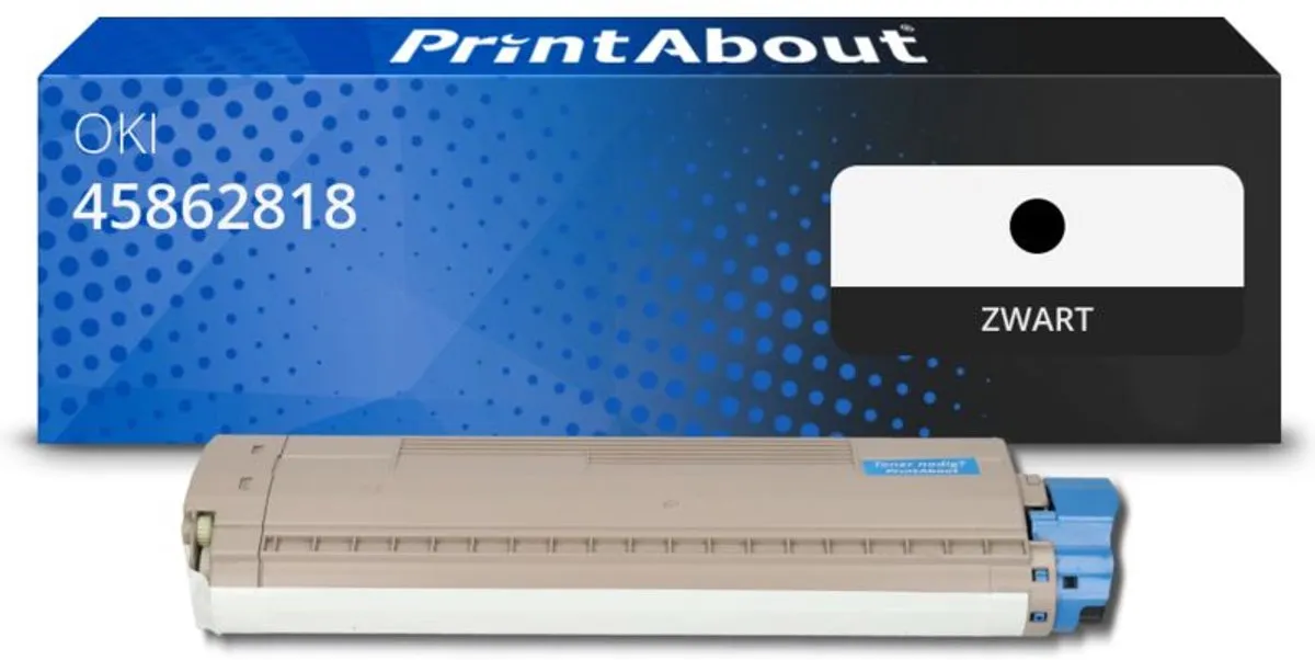 PrintAbout Toner 45862818 Zwart