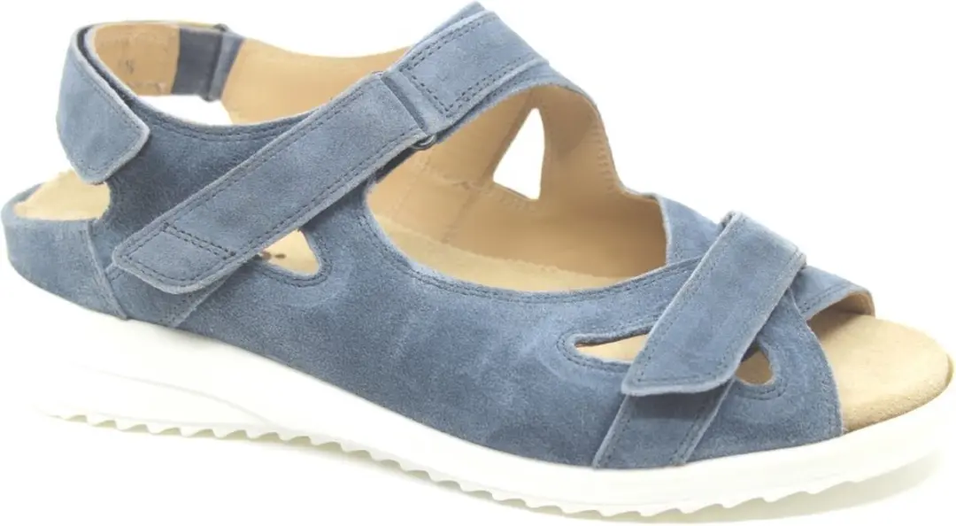 Durea 7419 Lichtblauwe Dames Sandalen