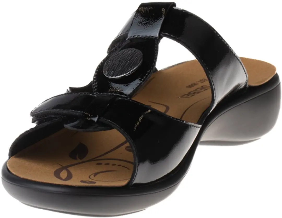 Josef Seibel Ibiza 15 Slides 42 - Zwart Lak