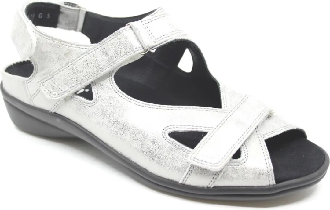 Durea 7258 Dames Sandalen - Maat 38 - Lichtgrijs