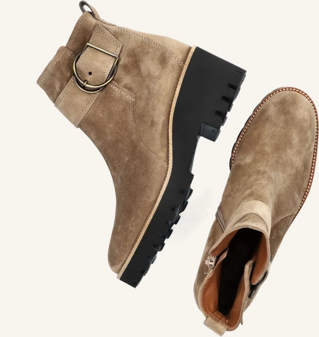 Paul Green 9763 Enkellaarsjes - Taupe 42