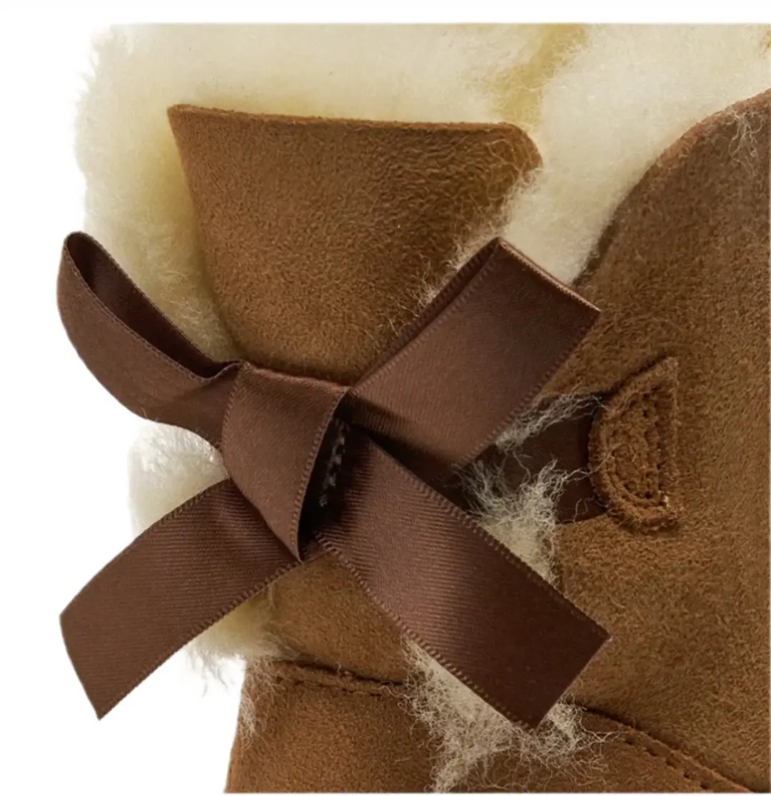 UGG Mini Bailey Bow II Dames Laarzen - Chestnut 41