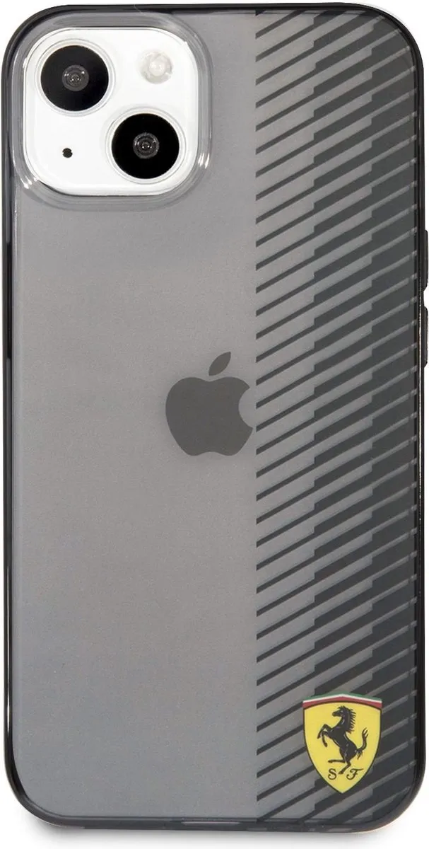 Ferrari On-Track Gradient Back Case iPhone 13 - Zwart