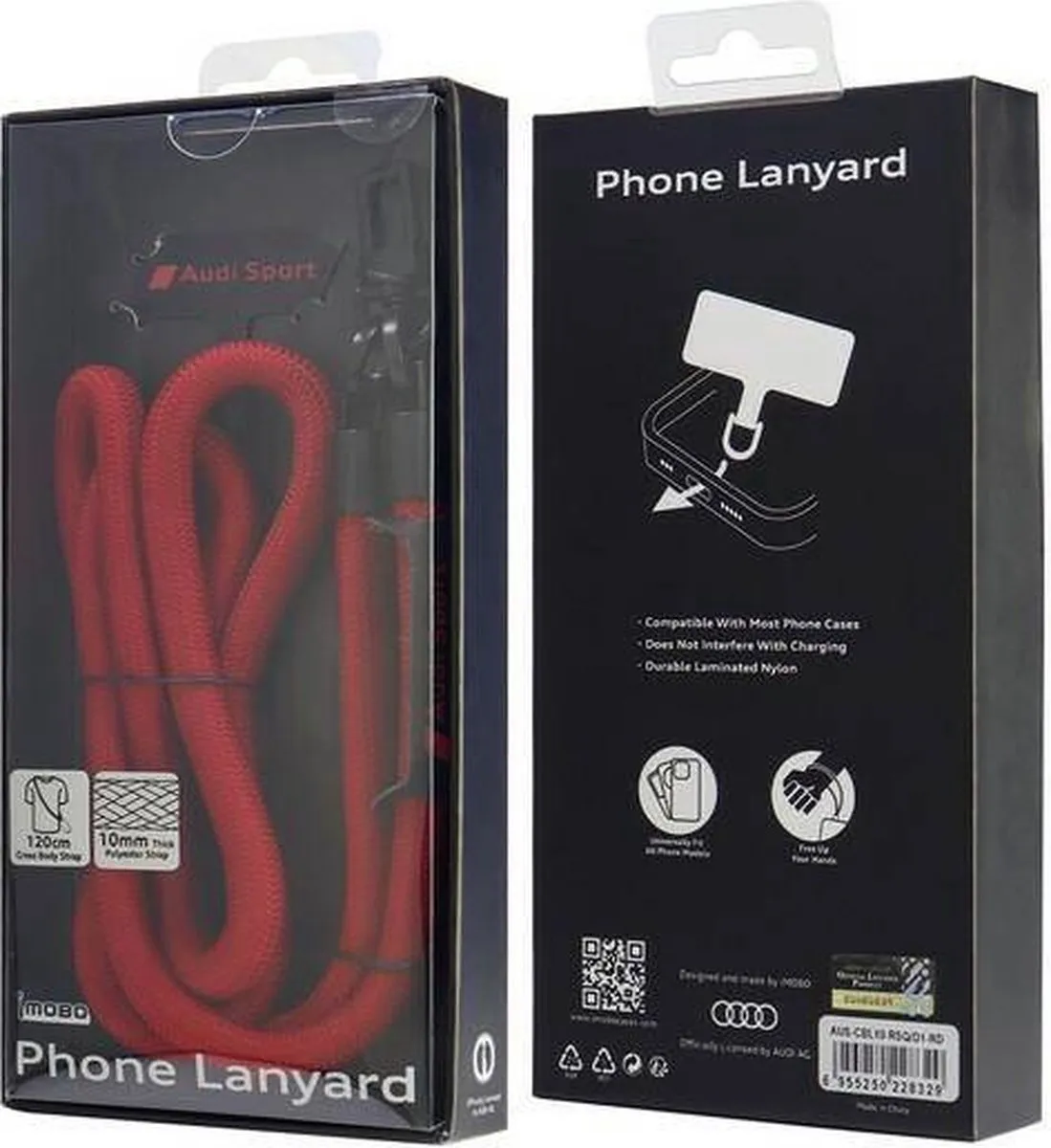 Audi Universele Telefoonkoord - Rood - afbeelding 2 van 3