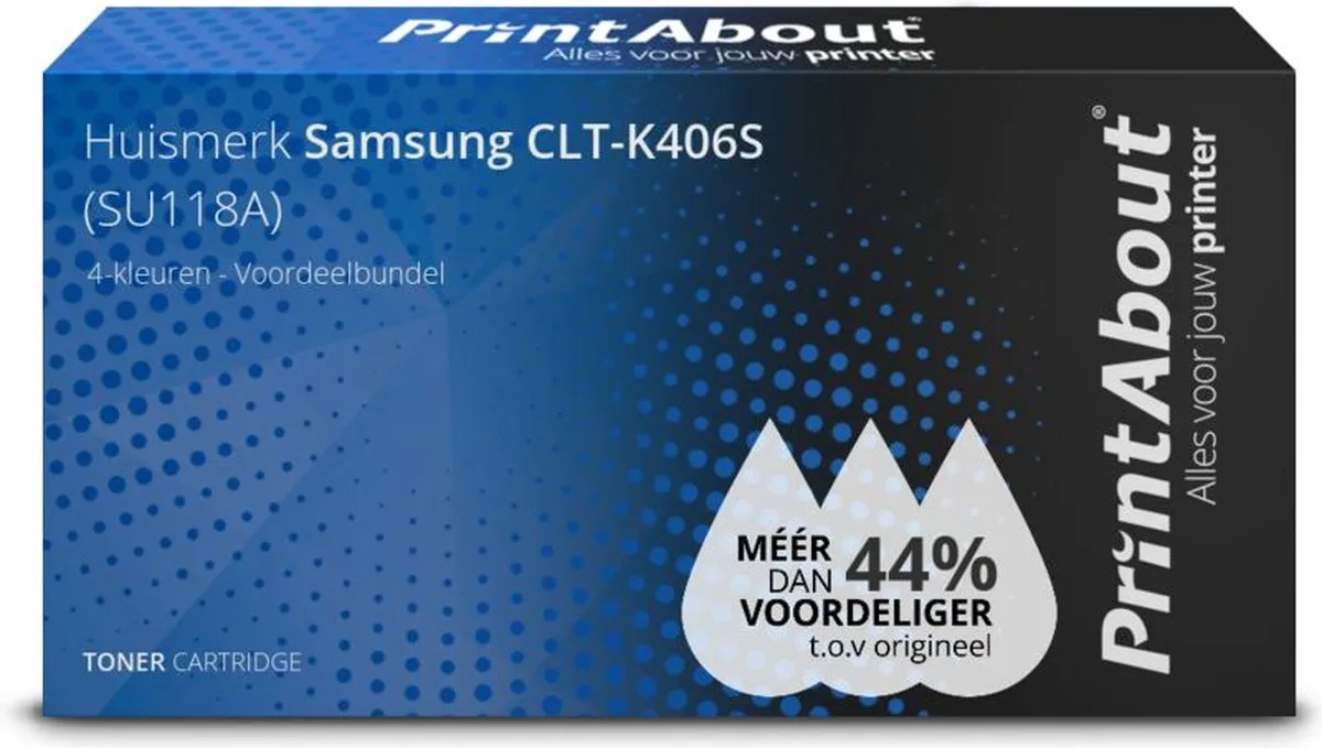 PrintAbout CLT-K406S Toner 4-kleuren