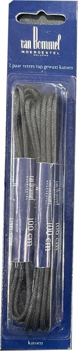 Originele Van Bommel veters Zwart 100cm