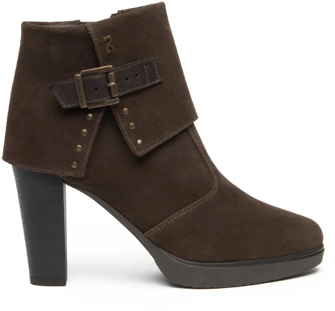 Nero Giardini I617274D.300 Dames Enkellaars - Bruin Suede - Maat 41