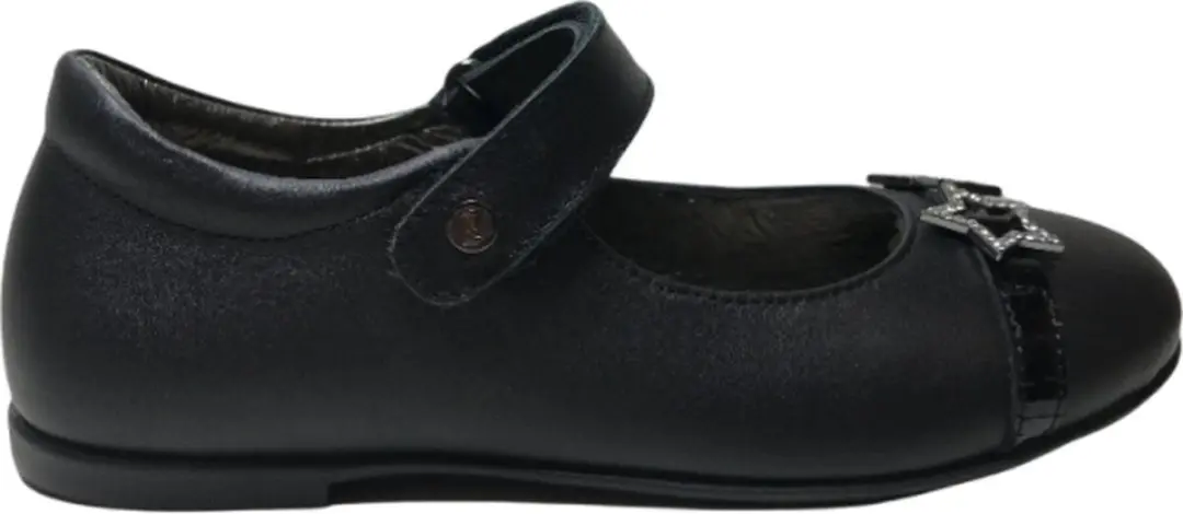 Naturino mt 22 velcro riempje 2 bling bling sterren lederen ballerina Rufina zwa