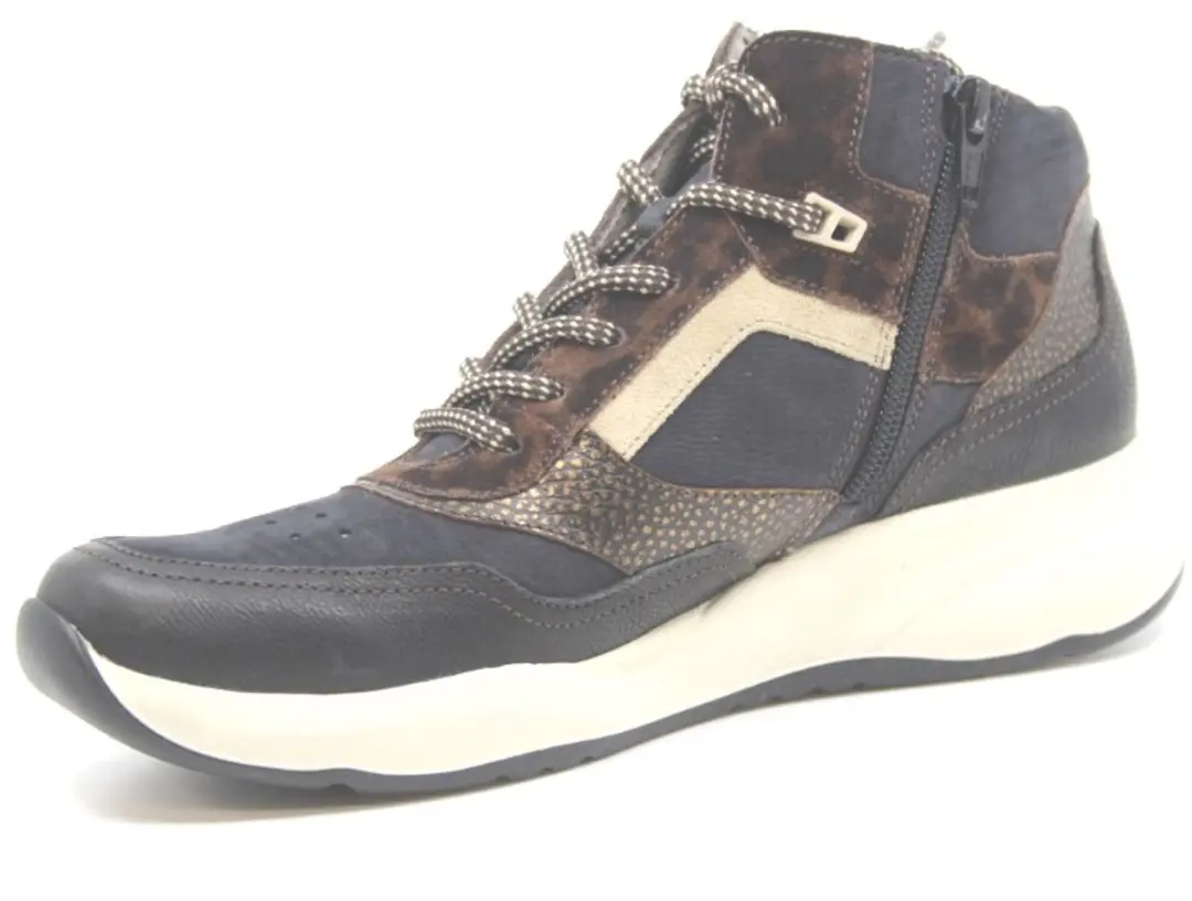 Durea 9778 Wijdte E - Schoen 43.5 - Zwart Combi