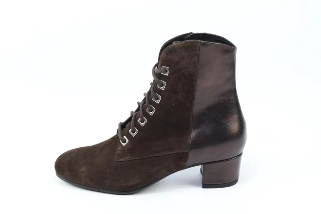 Durea 9810 Bruin Nubuck Schoenen - Maat 38