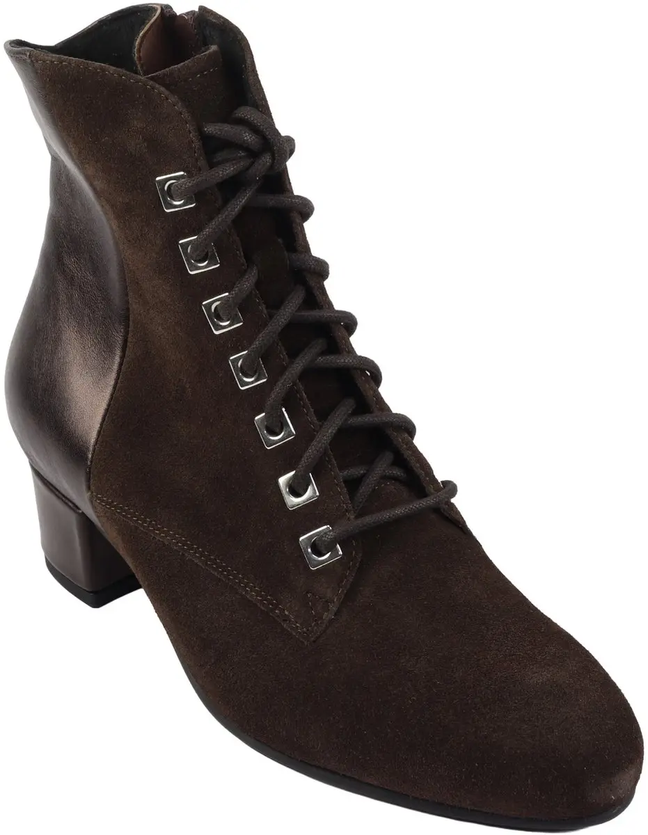 Durea 9810 Bruin Nubuck Schoenen - Maat 38