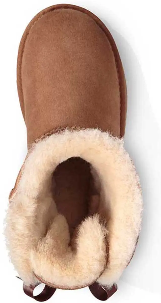 UGG K Mini Bailey Bow II Kinderlaarzen - Cognac - Maat 32,5