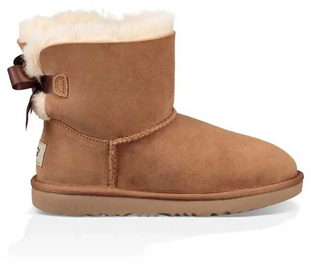 UGG K Mini Bailey Bow II Kinderlaarzen - Cognac - Maat 32,5