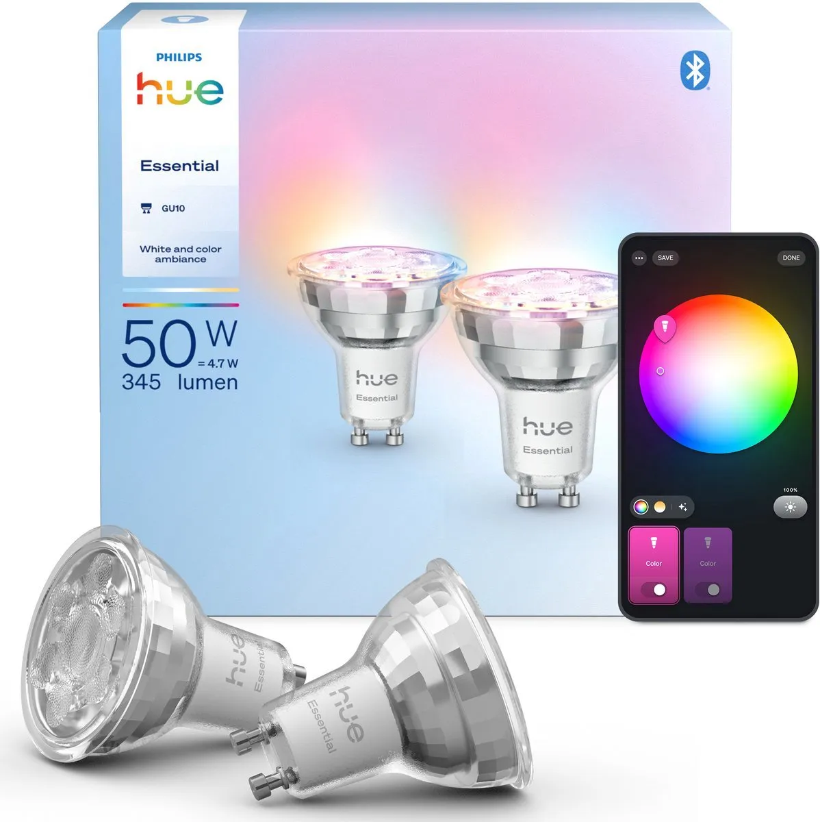 Philips MASTER LED Spot Classic GU10 2.1W 375lm - Koel wit