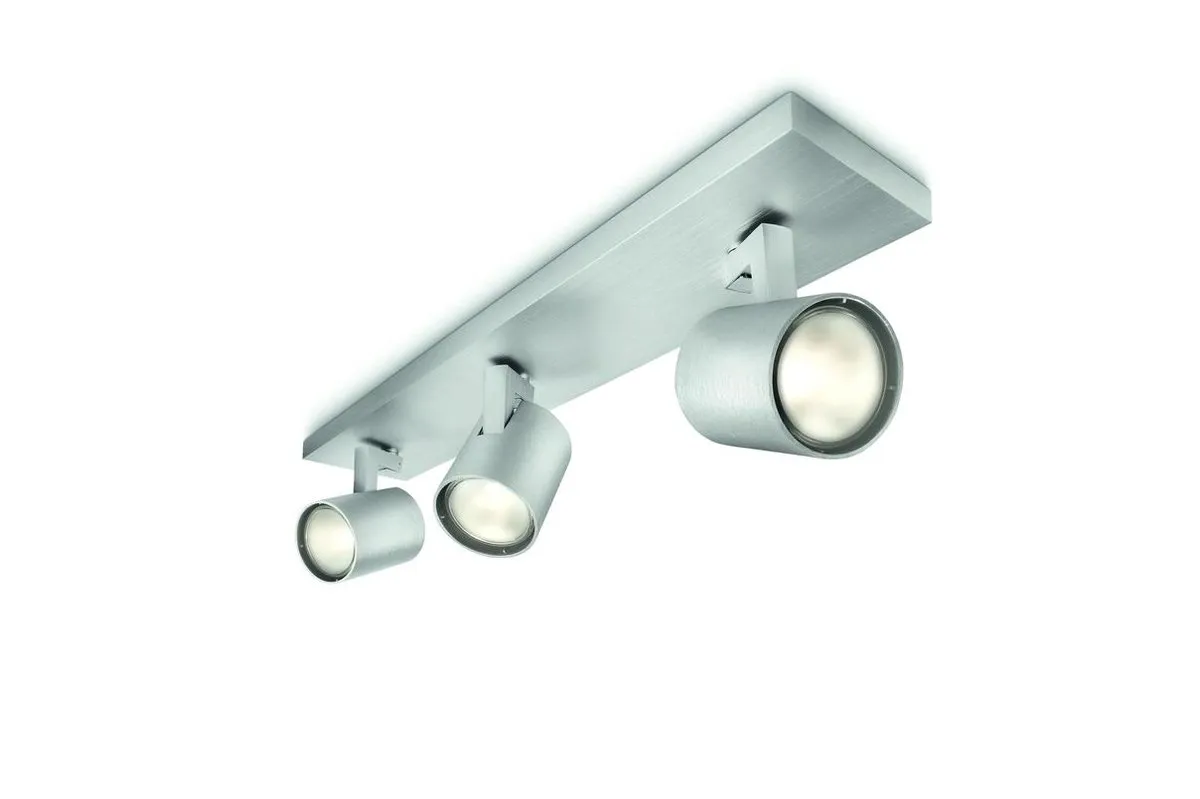 Philips Runner Opbouwspot 3-lichts Aluminium - Warm wit