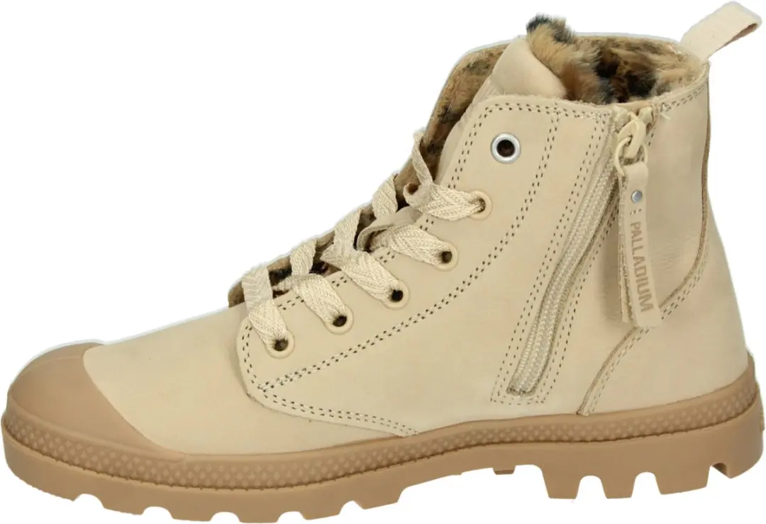 Palladium Pampa Hi Zip WL Wild Hoge Sneakers - Wit/Beige 40 - afbeelding 3 van 4
