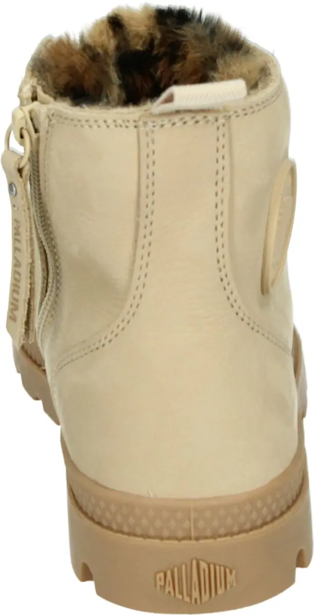 Palladium Pampa Hi Zip WL Wild Hoge Sneakers - Wit/Beige 40 - afbeelding 4 van 4