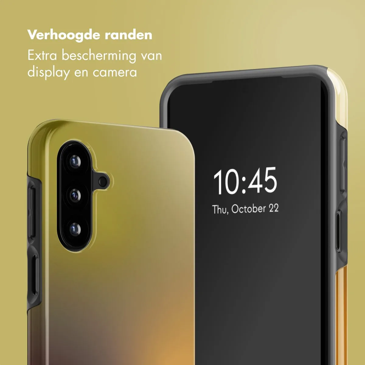 Selencia Hoesje Samsung Galaxy A17 Gradient Olive Dust